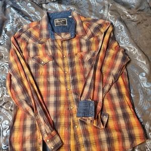 Wrangler retro mens dress shirt size xxl